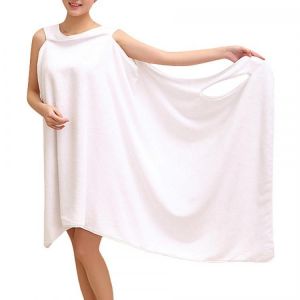 Collection for women בית וגן Honana BX-949 Summer Microfiber Soft Beach Able Wear Spa Bath Robe Plush Highly Absorbent Bath Towel Skirt